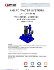 amiad ICS-TCP Series Installation, Operation And Maintenance Instructions