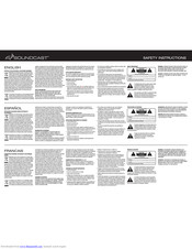 Soundcast VGX Series Quick Start Manual