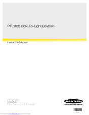 Banner PTL110S Instruction Manual