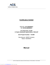 MARS Company MK-I/II Installation And Programming Manual