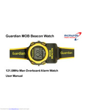 mcmurdo Guardian MOB Beacon Watch User Manual