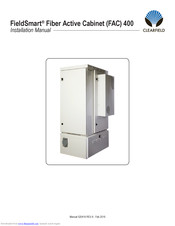 Clearfield FieldSmart Fiber Active Cabinet 400 Installation Manual