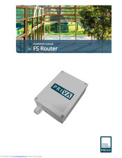 Priva FS Router Installation Manual
