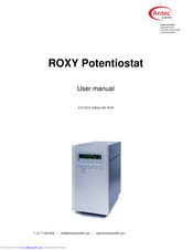 Antec Scientific ROXY 210 User Manual