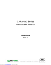 Caswell CAR-5040 Series User Manual