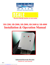 ScaleBlaster SB-4000 Installation & Operation Manual