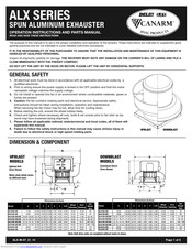 Canarm ALX180-DB Operation Instructions Manual