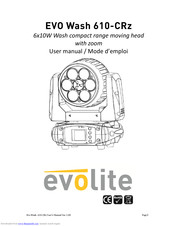 Evolite EVO Wash 610-CRz User Manual