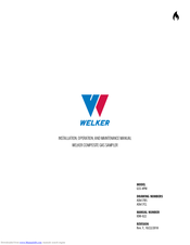 Welker GSS-4PM Installation, Operation And Maintenance Manual
