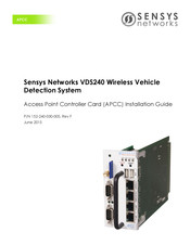 Sensys Networks VDS240 Installation Manual