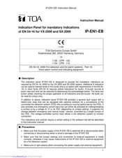 Toa IP-EN1-EB Instruction Manual