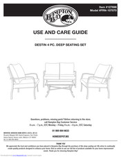 HAMPTON BAY 127698 Use And Care Manual