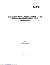 NEC Express5800/A2020d User Manual