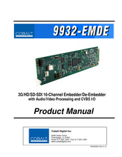 Cobalt Digital Inc 9932-EMDE Product Manual