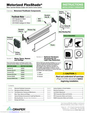 Draper Motorized FlexShade Installation & Operation Instructions