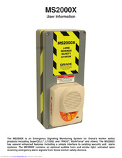 Grace Industries MS2000X Series User Information