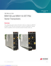 Keysight Technologies M9410A Configuration Manual