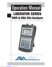 AEA Technology, Inc. LIBERATOR VNA Site Analyzer Operation Manual
