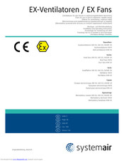 SystemAir AXC-EX Series Installation And Operating Instructions Manual
