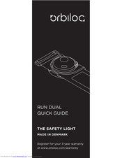 ORBILOC Run Dual Safety Light Quick Manual
