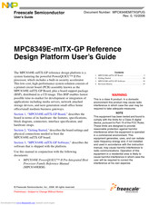 NXP Semiconductors MPC8349E-mITX-GP User Manual