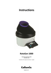 Collomix RotoGen 1000 Instructions Manual