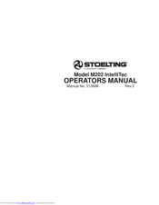 Stoelting IntelliTec M202 series Operator's Manual