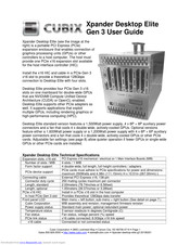 cubix Xpander Desktop Elite User Manual