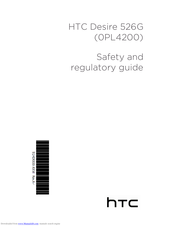 HTC DESIRE 526G Safety And Regulatory Manual