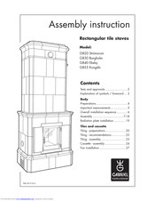 GABRIEL KAKELUGNAR G840 Assembly Instruction Manual