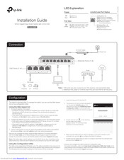 Tp-Link TL-SG108PE Installation Manual
