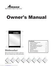 AMANA ADW662EAW Owner's Manual