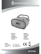 SOUNDMASTER SCD1900 Manual