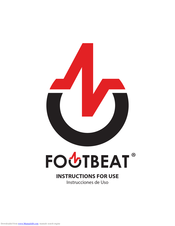 Avex Footbeat Instructions For Use Manual