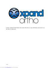 Xpand Ortho XO1 User Manual