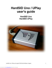 Hard software HardSID Uno User Manual