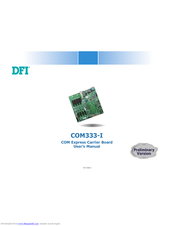 DFI COM333-I User Manual