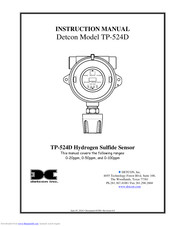 Detcon TP-524D Instruction Manual