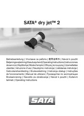 SATA dry jet 2 Operating Instructions Manual