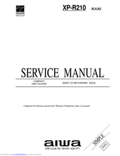 Aiwa XP-R210AU Service Manual