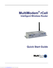 Multitech MultiModem rCell MTCBA-Xx-EN2 Series Quick Start Manual