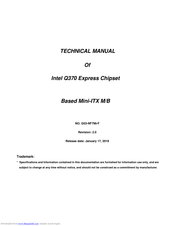 JETWAY G03-NF796-F Technical Manual