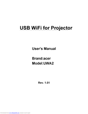 Acer UWA2 User Manual
