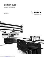 Bosch hbe5451uc Use And Care Manual
