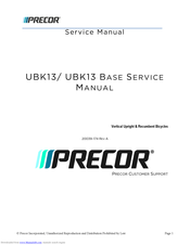 Precor UBK13 Service Manual