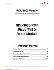 Redline RDL-3000-RMF Product Manual