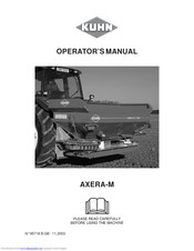 KUHN AXERA-M Operator's Manual