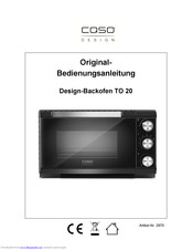 CASO DESIGN 2970 Operating Manual