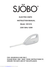 SJÖBO EK1210 Instruction Manual
