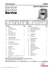 Philips Saeco Royal HD8838 Manuals 